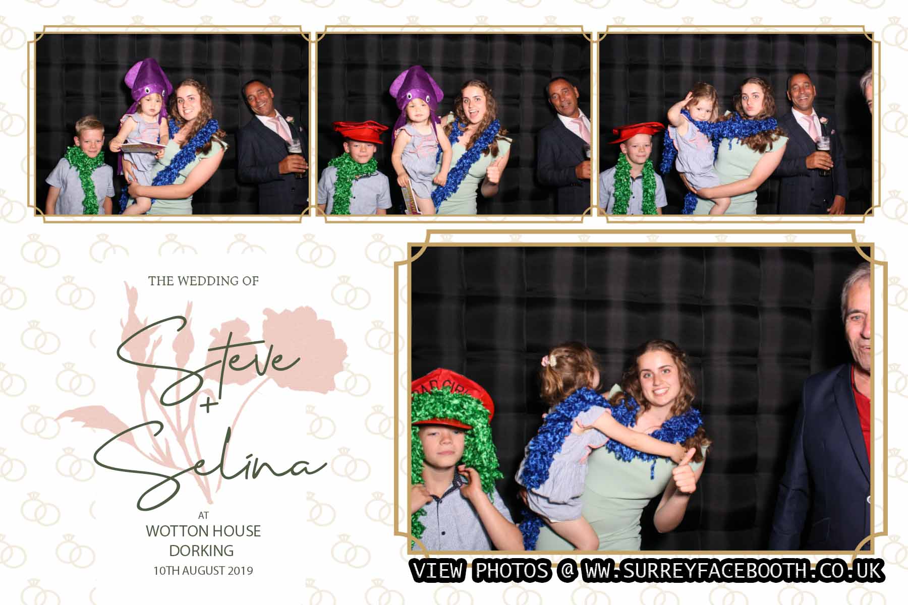 Selina and Steve's Wedding | View more photos from the event at galleries.surreyfacebooth.co.uk/u/Surrey-FaceBooth/Selina-and-Steves-Wedding